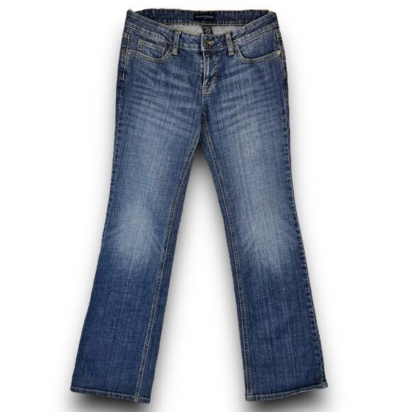 Banana Republic Factory Denim - Banana Republic Factory Womens Low Rise Straight Leg Jeans Medium Wash Size 4